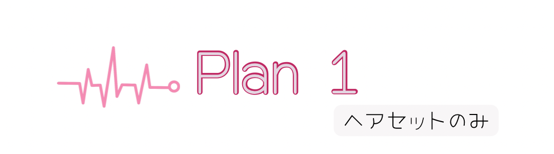 PLAN1 ヘアセット